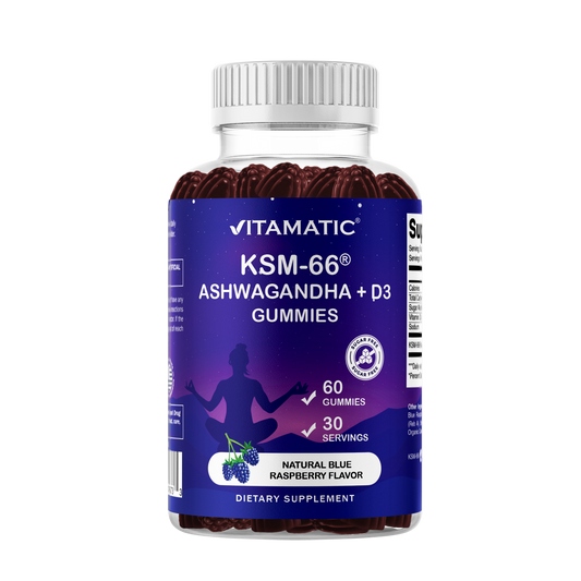 KSM-66® Ashwagandha + D3 Gummies