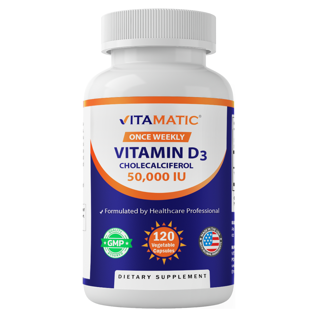 Vitamin D3 50,000 IU (1250 mcg) Capsules