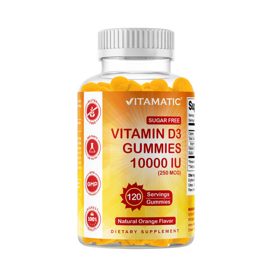 Sugar-Free Vitamin D3 10000 IU, 120 Gummies