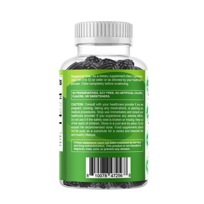 Moringa 100mg (50:1 Extract), Natural Mixed Fruit Flavor, 60 Gummies