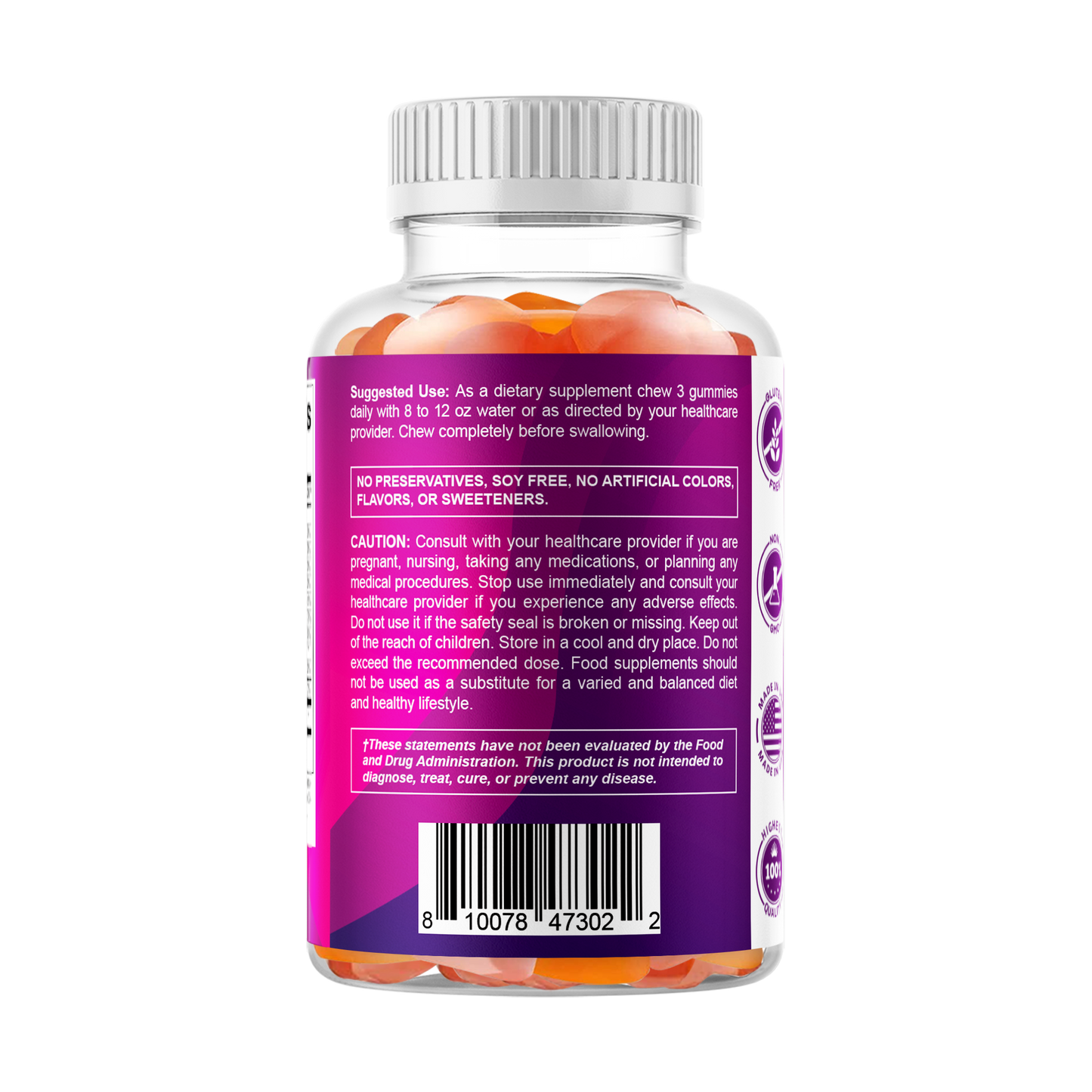 FIBER 7G (Beet Fos-pectin) - 60 Gummies