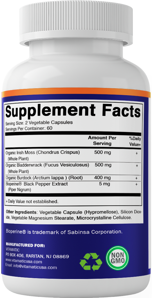 Irish Sea Moss - 60 Vegetable Capsules