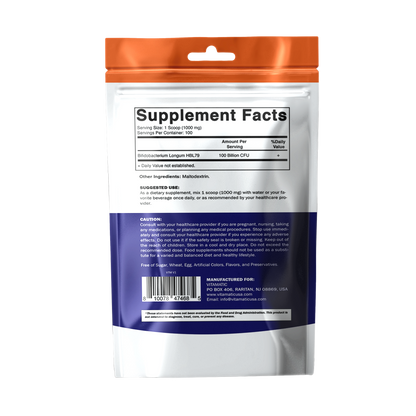 Bifidobacterium Longum Probiotic Powder, 100g Pouch