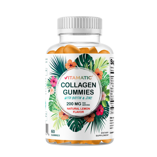 Hydrolyzed Collagen Gummies 200mg Per Serving, 60 Gummies