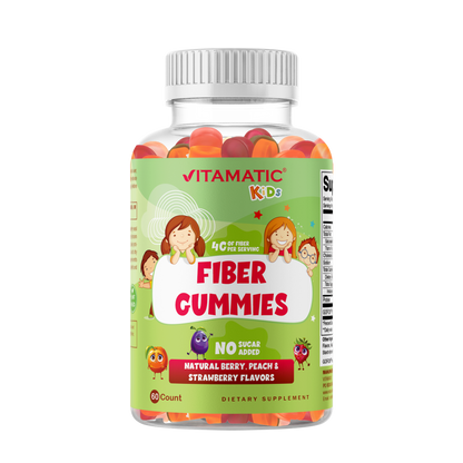 Kids Fiber Prebiotic Gummies, 60 Gummies