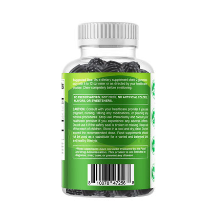 Vitamatic Sugar-Free Moringa Gummies - 10000 mg per Serving - 60 Pectin-Based Gummies - Essential Minerals Supplement - Clean Fitness - Multicolor Flavors - Non-GMO & Gluten-Free - Natural & Vegan