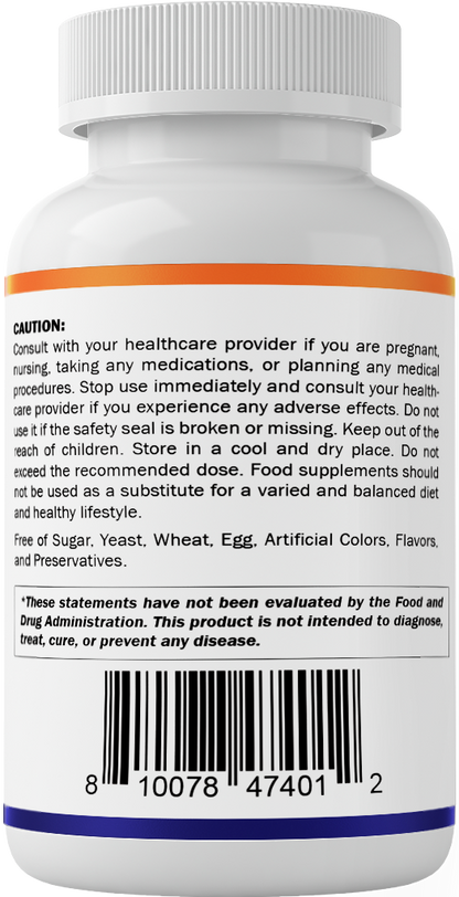 Magnesium Malate 2000mg 90 Vegetarian Tablets