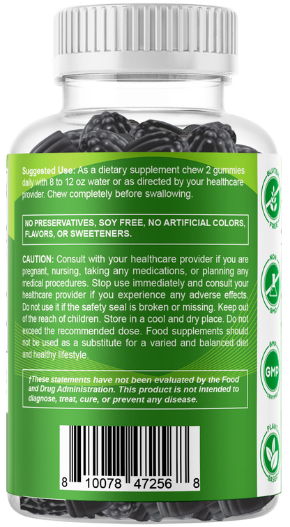Vitamatic Sugar-Free Moringa 50:1 Extract, 60 Gummies