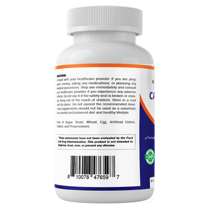 Vitamatic Castor Oil Softgels 750 mg | Cold Pressed | 180 Softgels | Easy-to-Swallow