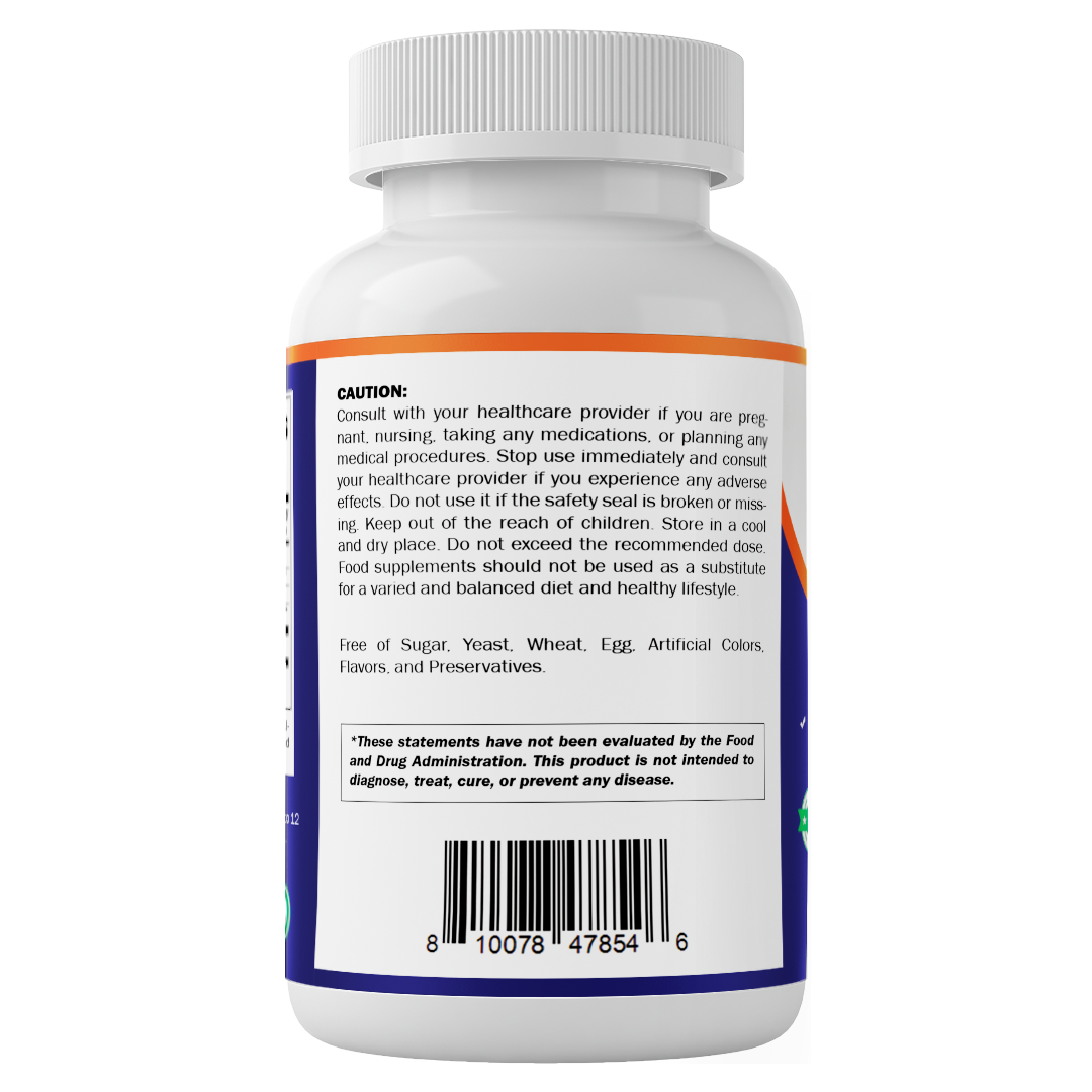 D-Ribose 3200 mg per Serving – 240 Vegetarian Capsules