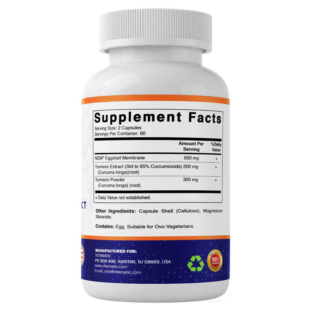 Eggshell Membrane (NEM) + Turmeric Capsules