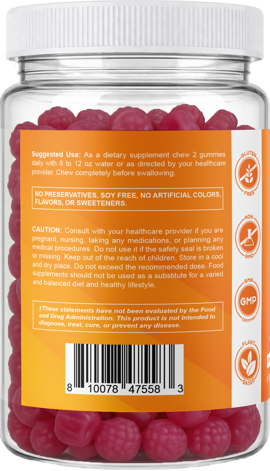 Vitamatic Vitamin D3 + K2 with Calcium Gummies, 240 Count
