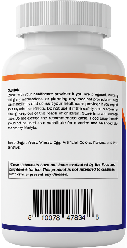 L-Arginine 500mg, 180 Vegetarian Capsules