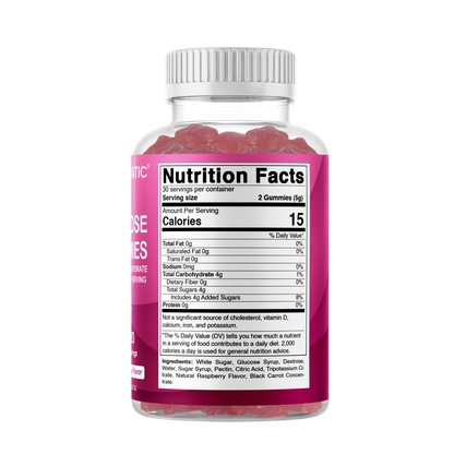Glucose Energy Gummies, 60 Gummies