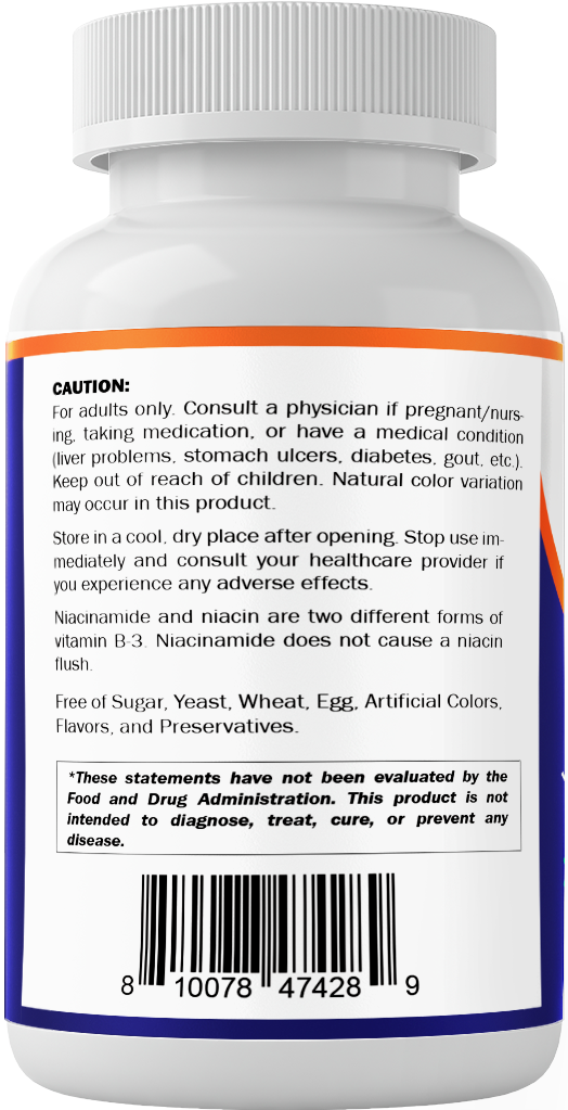 Niacinamide 500 mg - 240 Tablets