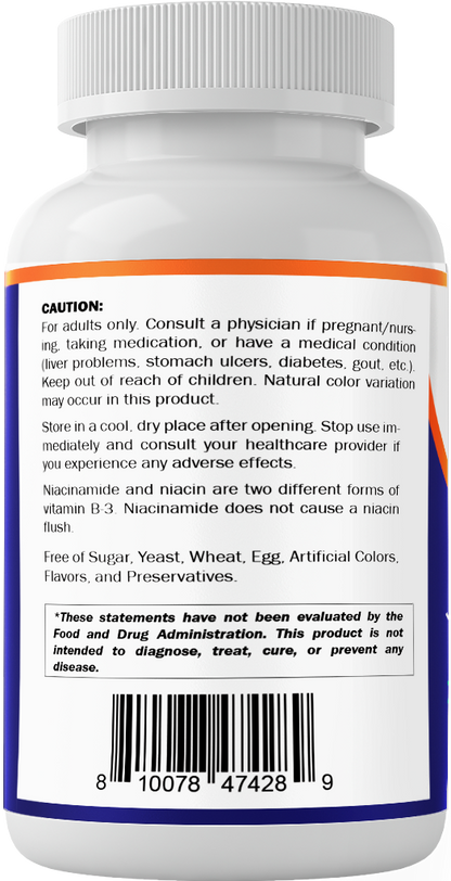 Niacinamide 500 mg - 240 Tablets