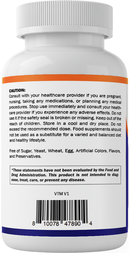Vitamatic Lactobacillus Salivarius 50 Billion CFU with XOS Prebiotic, 60 Delayed Release Capsules