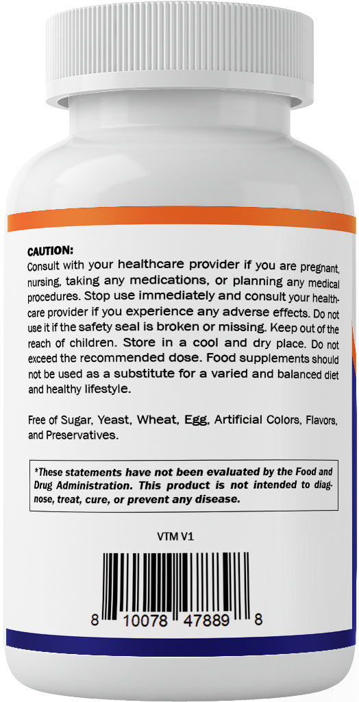 Vitamatic Lactobacillus Reuteri 50 Billion CFU with XOS Prebiotic, 60 Delayed Release Capsules