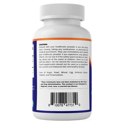 Choline Bitartrate 800 mg – 180 Vegetable Capsules
