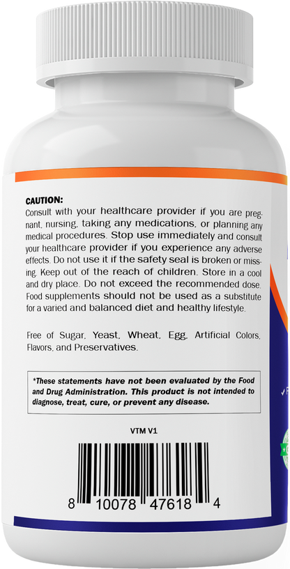 Magnesium Lactate 2000mg per Serving – 180 Tablets
