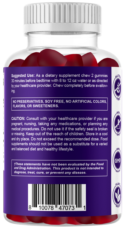 Vitamatic Melatonin 5mg Vegan Gummies, 60 Gummies