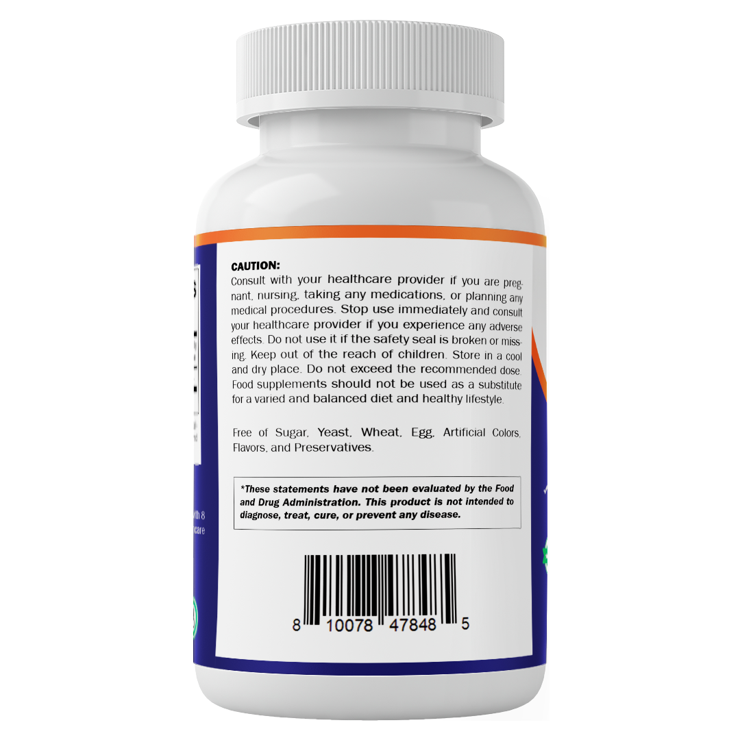 L-Ornithine 2000 mg Per Serving – 180 Vegetable Capsules – Amino Acid Supplement