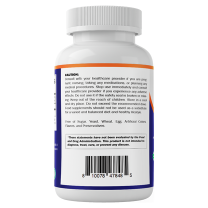 L-Ornithine 2000 mg Per Serving – 180 Vegetable Capsules – Amino Acid Supplement