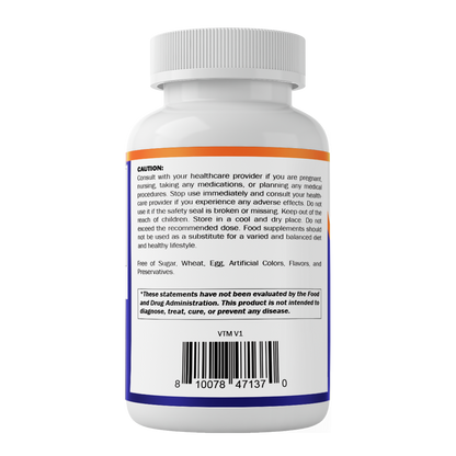 Vitamatic Lactoferrin 250mg Supplement, 60 Veg Capsules