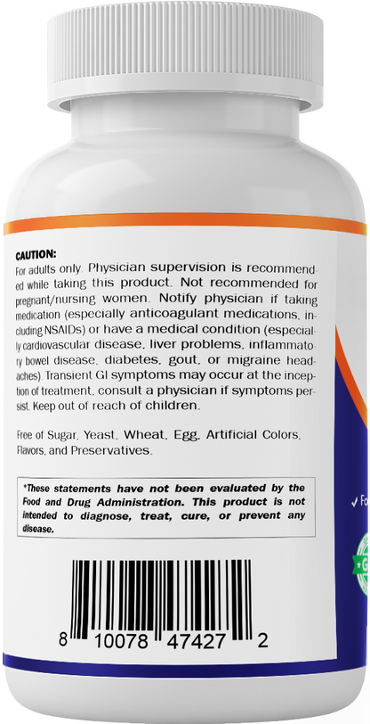 Niacin (Vitamin B3) 500mg, Sustained Release - 240 Tablets
