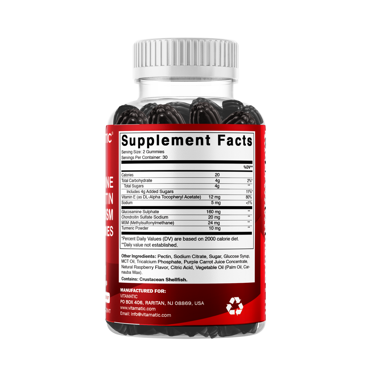 Glucosamine Chondroitin MSM, 60 Gummies