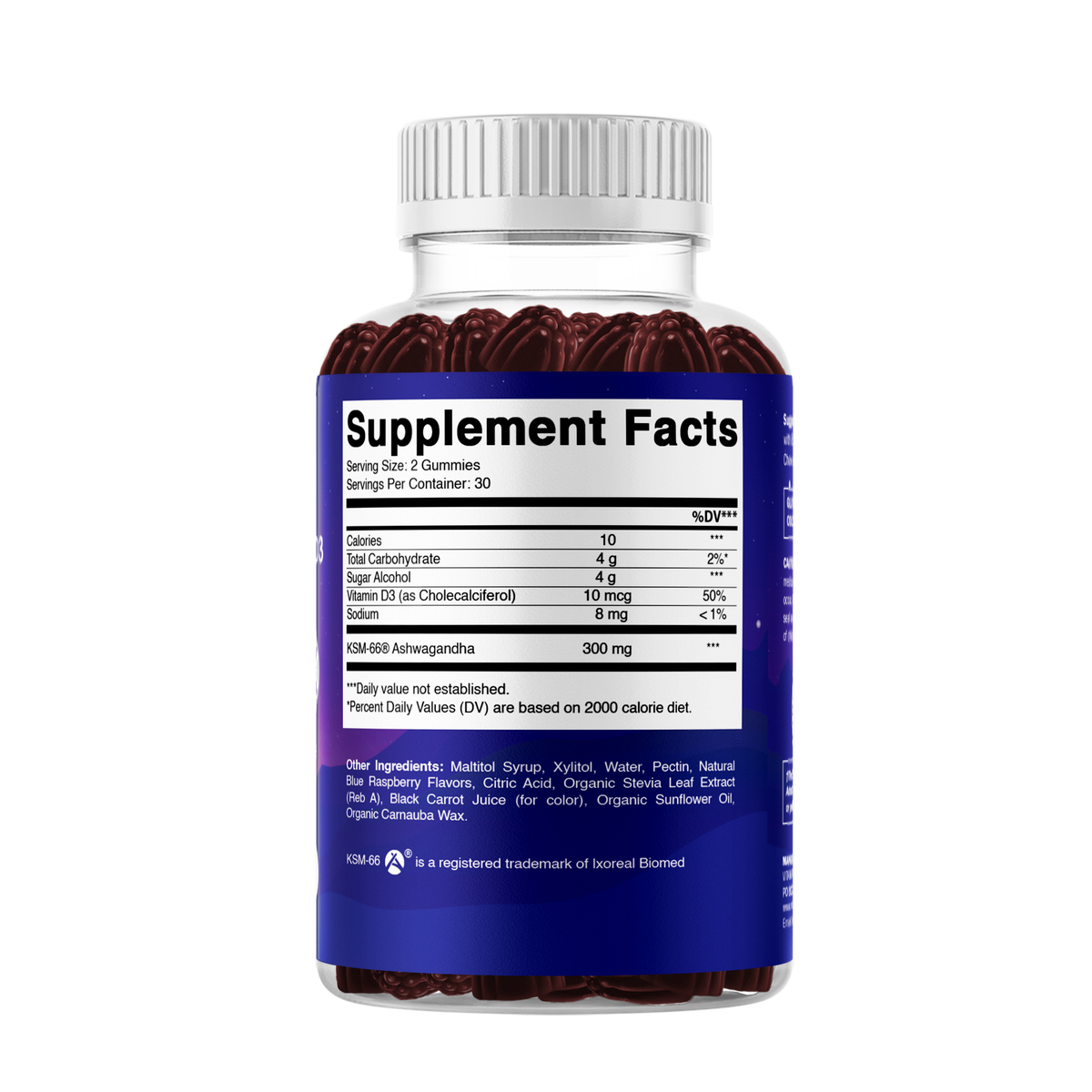KSM-66® Ashwagandha + D3 Gummies
