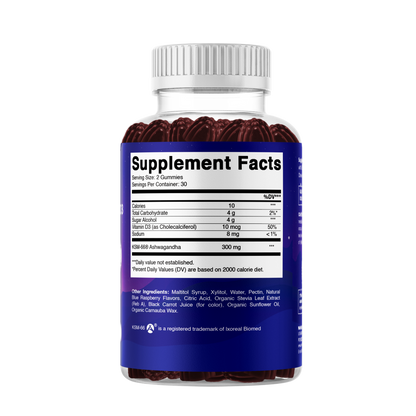 KSM-66® Ashwagandha + D3 Gummies