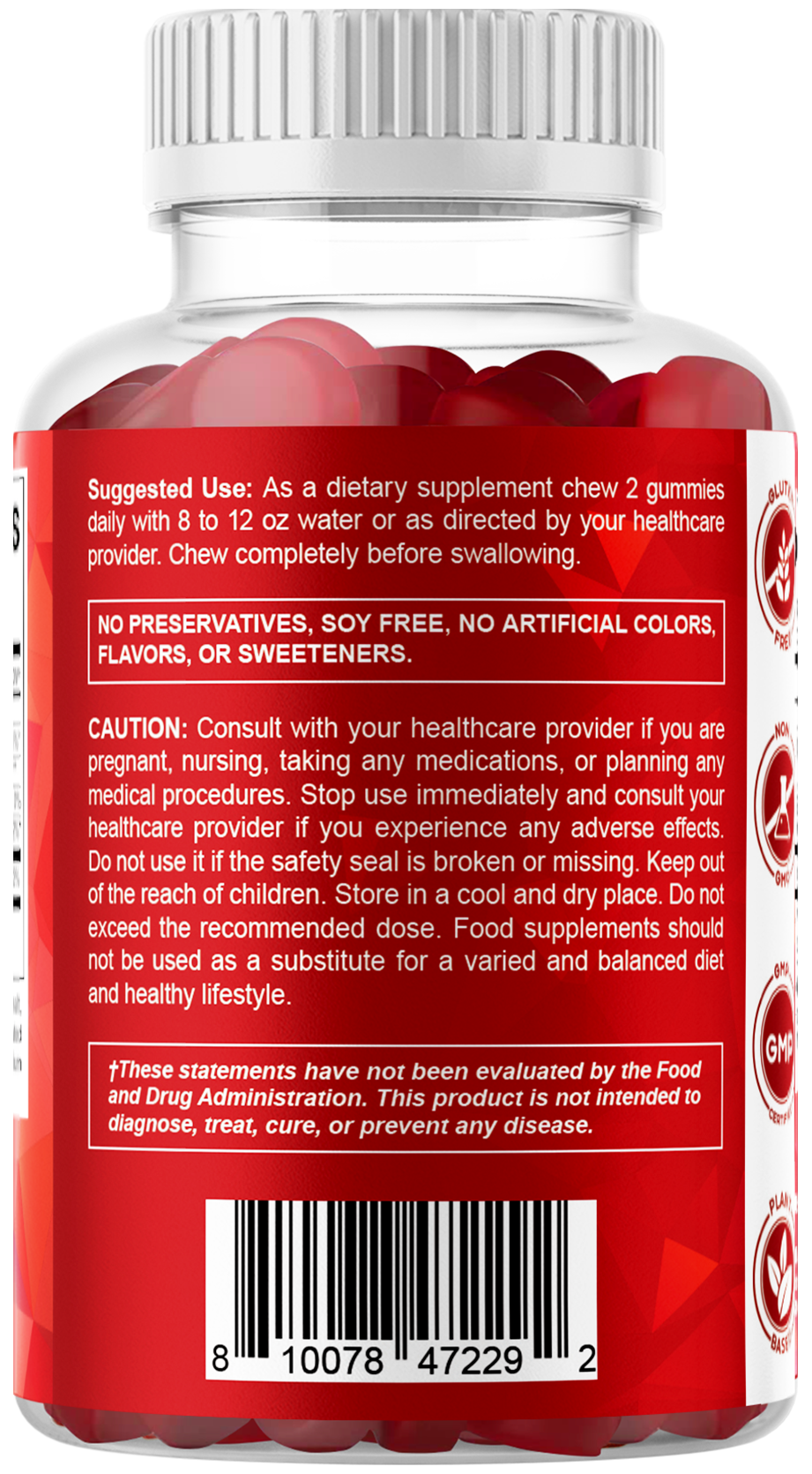 Vitamatic Sugar-Free Methyl B12 5000 mcg, 120 Gummies