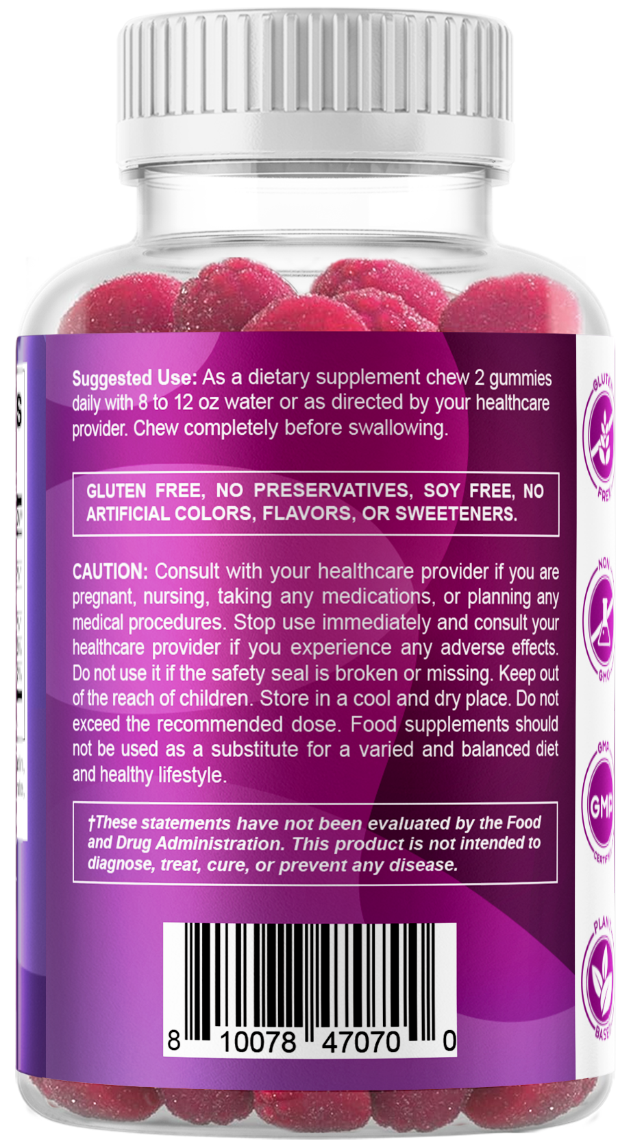 Vitamatic Biotin 10,000 mcg per Serving, 60 Gummies
