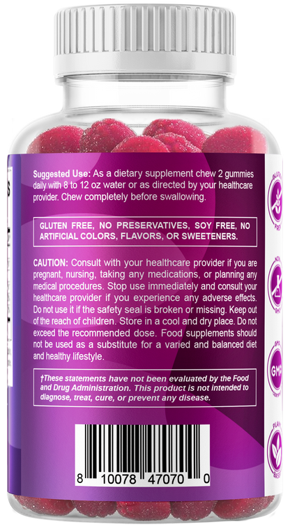 Vitamatic Biotin 10,000 mcg per Serving, 60 Gummies