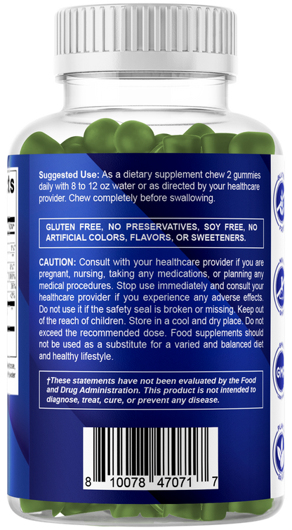 Vitamatic Ashwagandha 1500mg Vegan Gummies, 60 Gummies