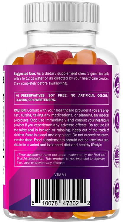 Vitamatic Fiber 7G per Serving, 60 Gummies