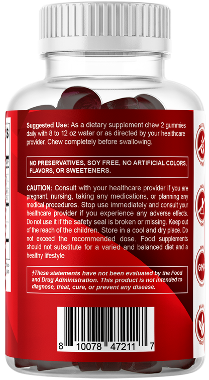 Vitamatic Sugar Free Cinnamon + Chromium, 60 Gummies