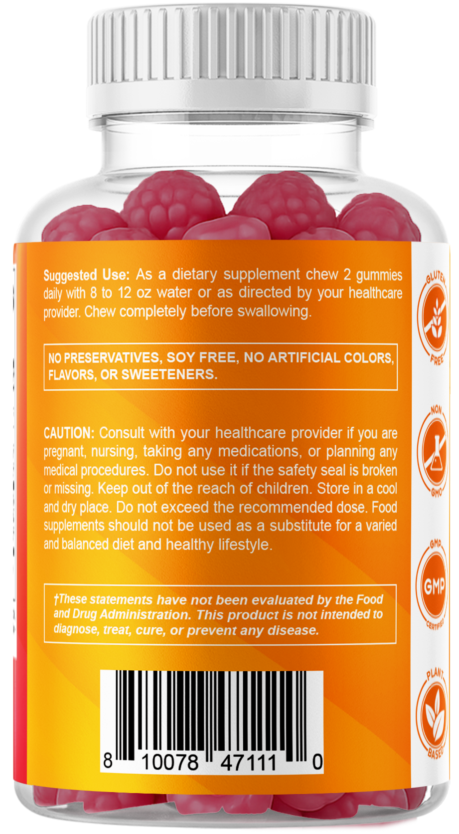 Vitamatic Vitamin D3 + K2 Gummies, 60 Gummies