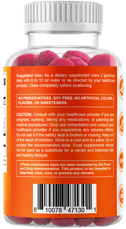 Vitamatic Zinc 50mg per Serving, 60 Gummies