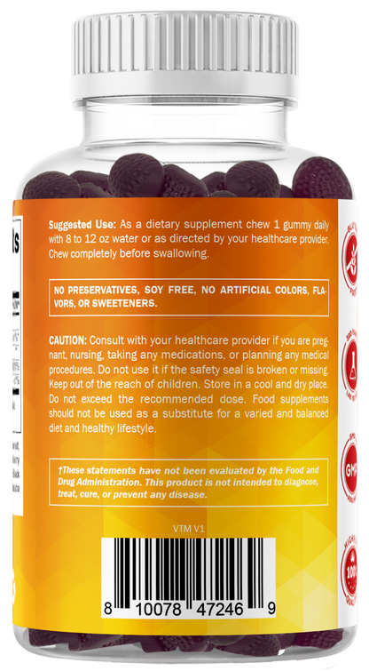 Sugar-Free Vitamin D3 5000 IU, 120 Gummies