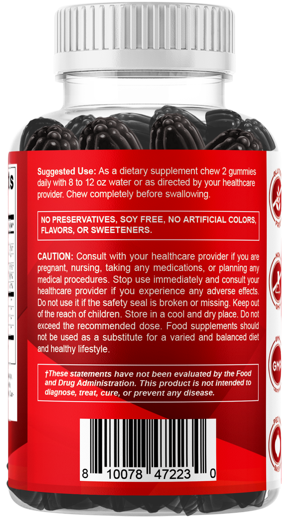 Vitamatic Glucosamine Chondroitin MSM, 60 Gummies