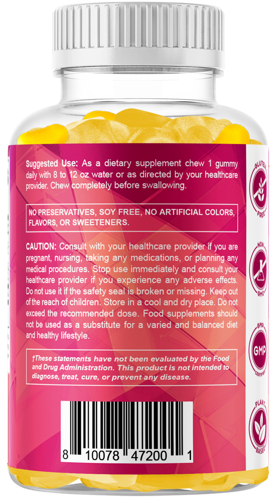 Vitamatic Sugar-Free Selenium 200 mcg, 90 Gummies