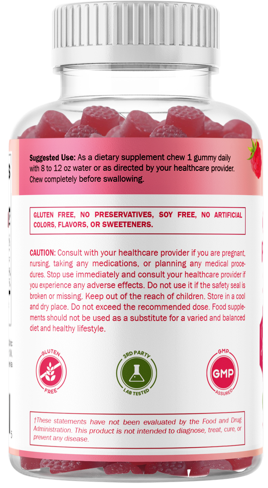 Vitamatic Chromium Picolinate 1000 mcg Per Serving Gummies, 90 Count