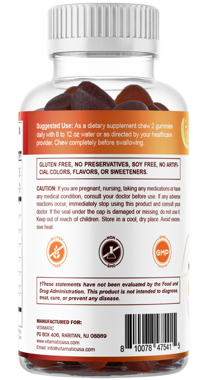 Vitamatic 15 Day Cleanse Gummies with Senna + Psyllium, 60ct