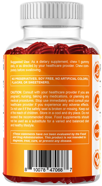 Vitamatic Vitamin D3 5000 IU Gummies, 60 Ct