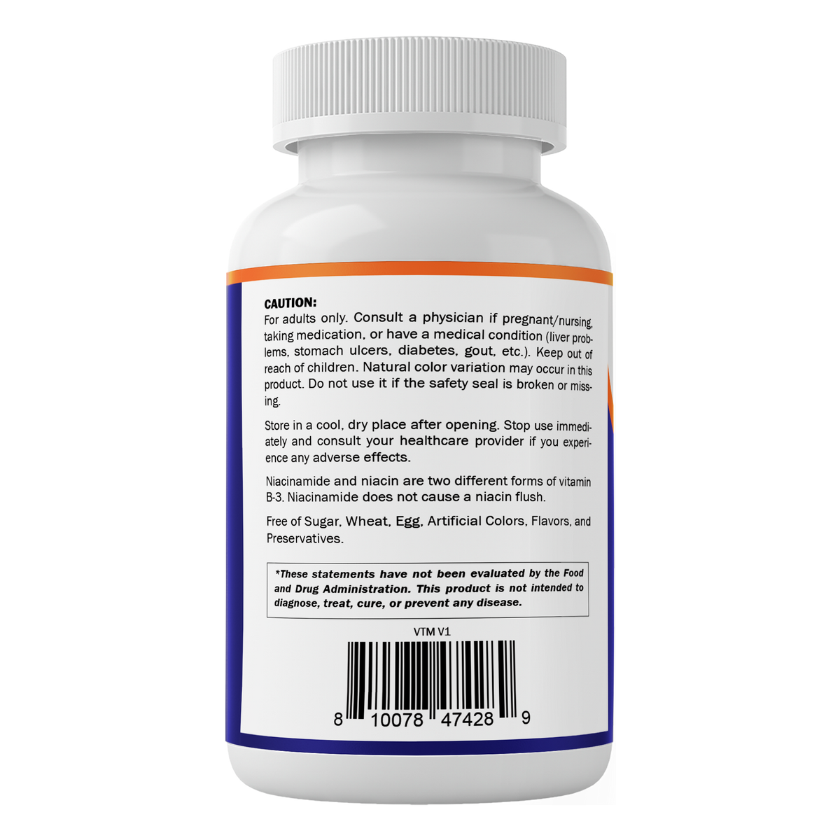 Niacinamide 500mg Vitamin B3, 240 Tablets