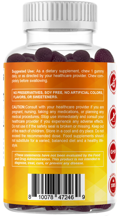 Vitamatic Sugar-Free Vitamin D3 5000 IU, 120 Gummies