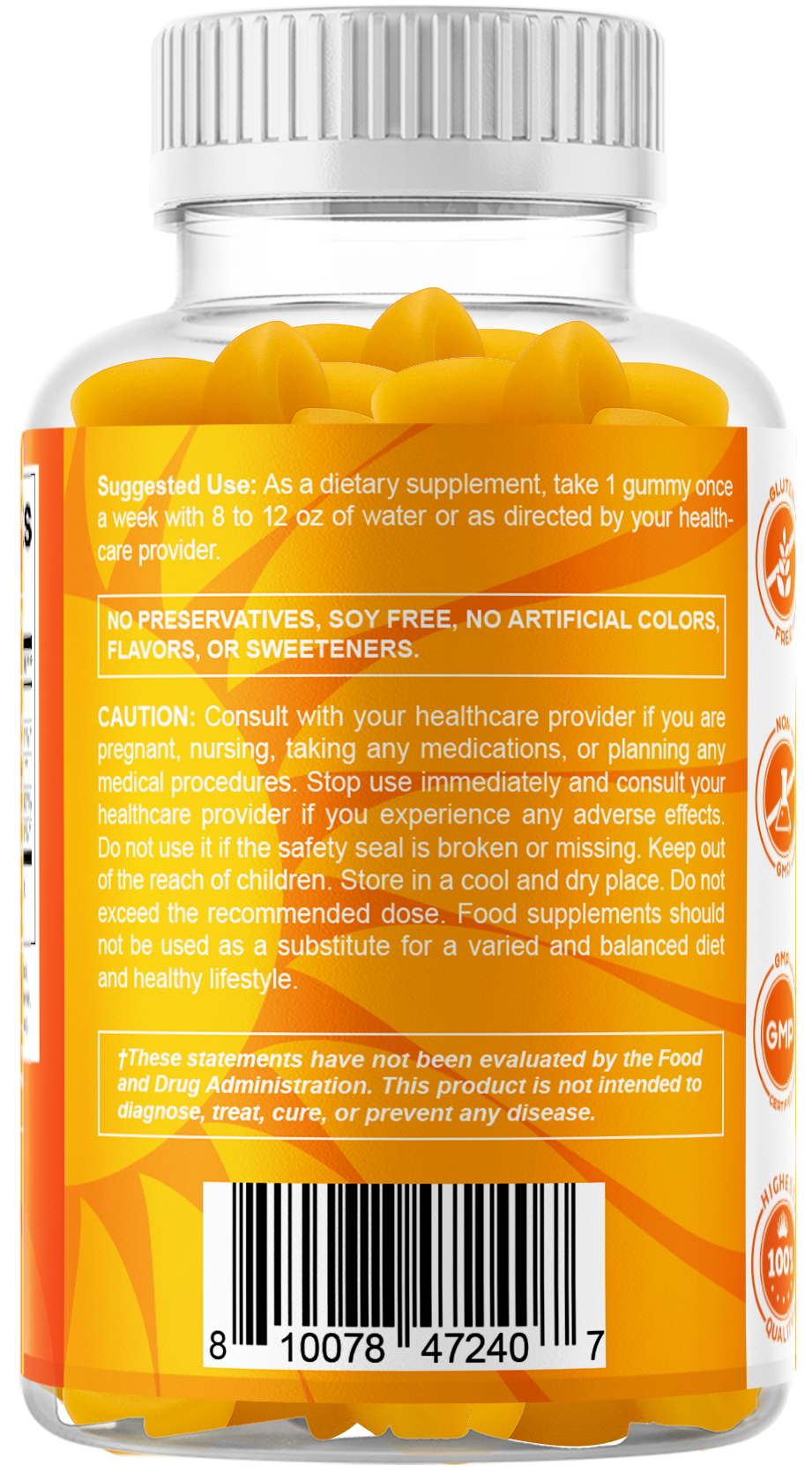 Vitamatic Sugar-Free Vitamin D3 50000 IU, 60 Gummies