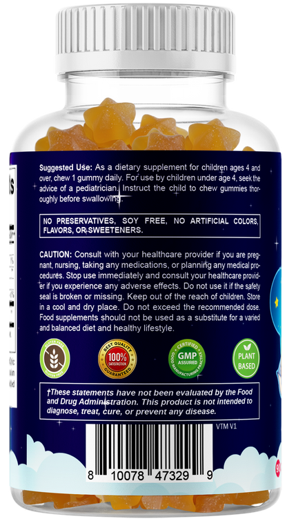 Vitamatic Sugar Free Kids Melatonin 1mg, 90 Gummies